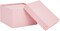 4-Piece Pink Nesting Gift Box Set – Stackable Square Boxes with Lids for Weddings, Birthdays, Party Favors & Holiday Gifts (Pink)